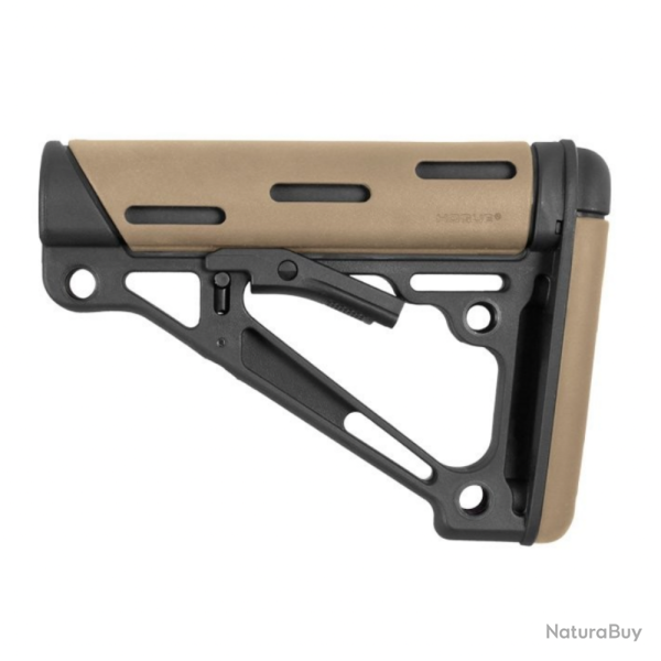 CROSSE TACTIQUE R�GLABLE AR15 / M16 MIL-SPEC 1,15'' - HOGUE - COULEUR : BEIGE