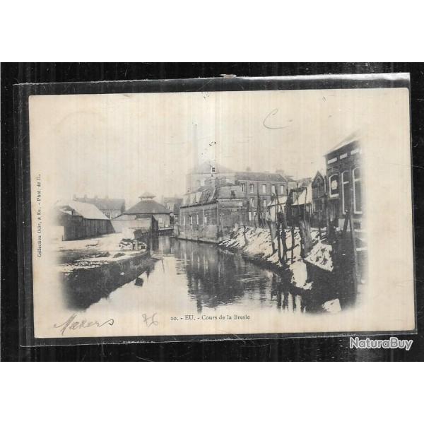 eu cours de la bresle carte postale ancienne  prcurseur