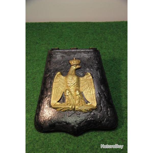 SABRETACHE  D'OFFICIER DE HUSSARD MOD�LE  1854  NAPOLEON III 19 �ME N� 1