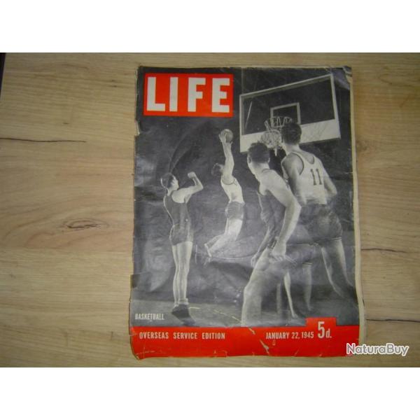 magazine US WW2 LIFE dat� janvier 1945