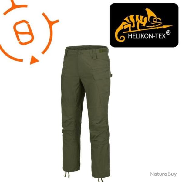pantalon vert SFU NEXT PANTS MK2� - POLYCOTTON STRETCH RIPSTOP helikon tex