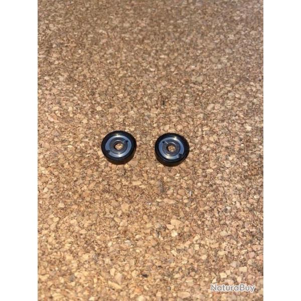 Lot de 2 molettes de reglage de dioptrie, Jumelle Conquest Compact Zeiss, expedition sous 24h!!