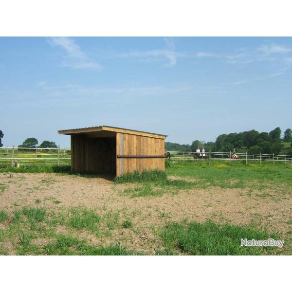 abri pour animaux 3.00m x 5.00m
