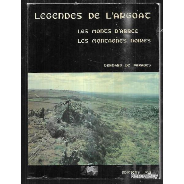 l�gendes de l'argoat les monts d'arr�e les montagnes noires bernard de parades , bretagne