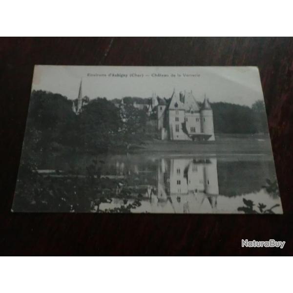 CP  dpt  18  ENVIRONS D AUBIGNY  CHATEAU DE LA VERRERIE