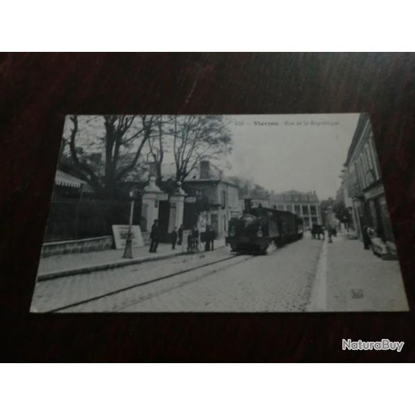 CP  dpt  18  VIERZON  RUE DE LA REPUBLIQUE