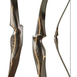 Arc recurve Monobloc Old Mountain Stygian 56" Droitier (RH) 45 lbs 56"