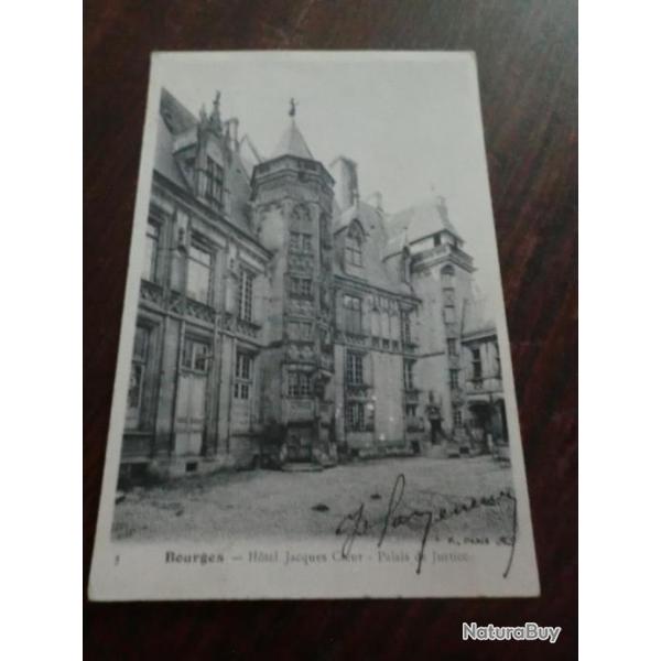 CP  dpt  18  BOURGES  HOTEL JACQUES COEUR PALAIS DE JUSTICE