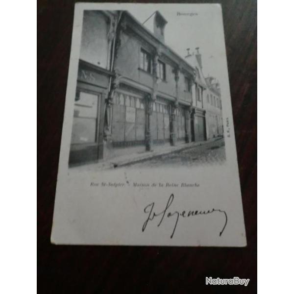 CP  dpt  18  BOURGES  RUE ST SULPICE