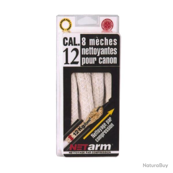 Blister 8 m�ches blanches pour arme calibre 12