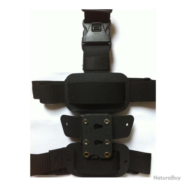 Plateforme de cuisse quick-clip pour holsters taser