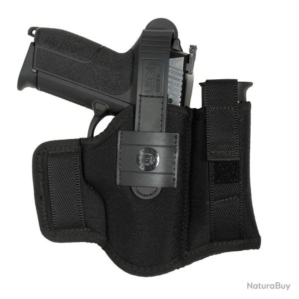 Holster ambidextre Cordura FB2 noir avec porte-chargeur