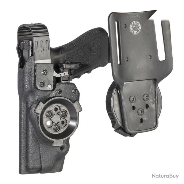 Syst�me de connexion rapide et rotatif 8K33 noir