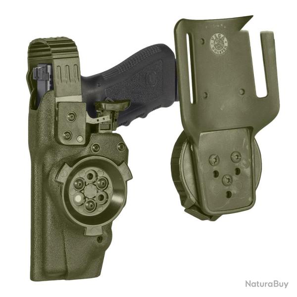 Syst�me de connexion rapide et rotatif 8K33 vert olive