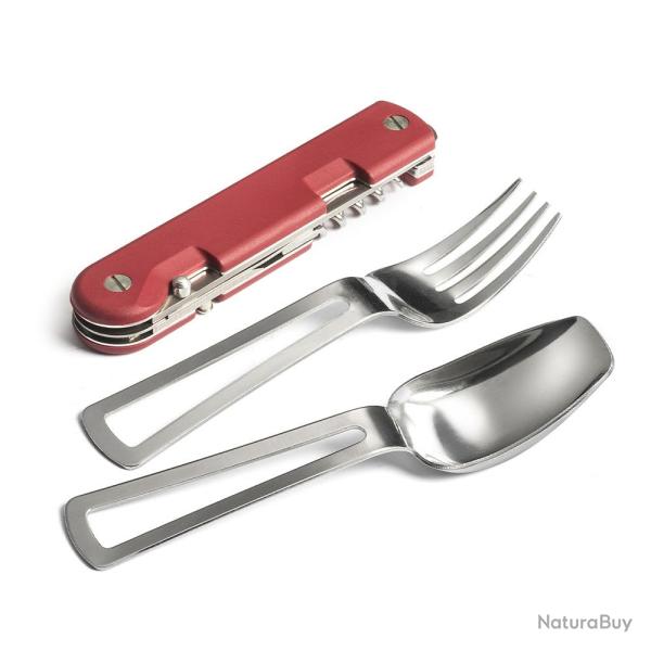 Couteau de poche multifonctions Baroudeur� rouge