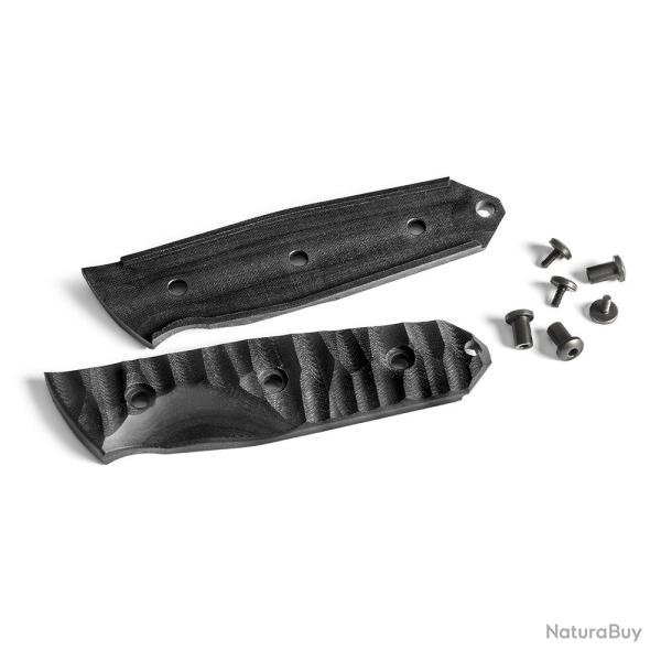 Rev�tement manche de rechange pour poignard tactique Maraudeur� G10 noir