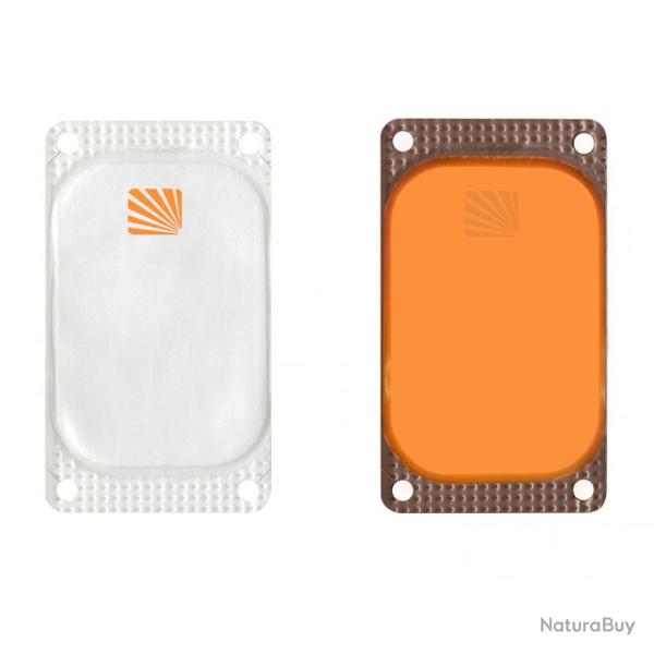 Marqueur rectangulaire Visipad� - 10 heures orange