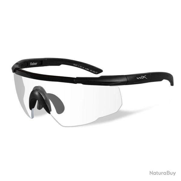 Lunettes de protection balistiques Saber Advanced noir �cran incolore