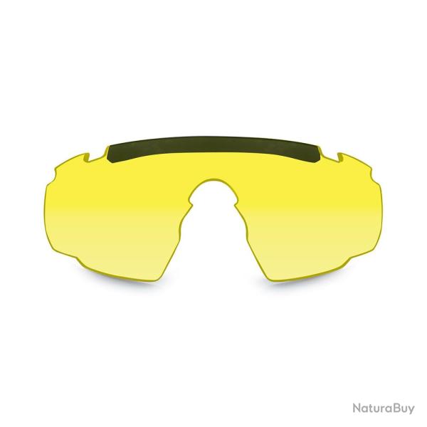Ecran jaune pour lunettes de protection balistiques Saber Advanced