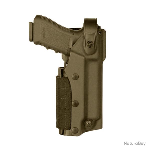 Holster droitier Zoom VKZ8 tan pour GLOCK 17/18/19/22/23 avec lampe/laser