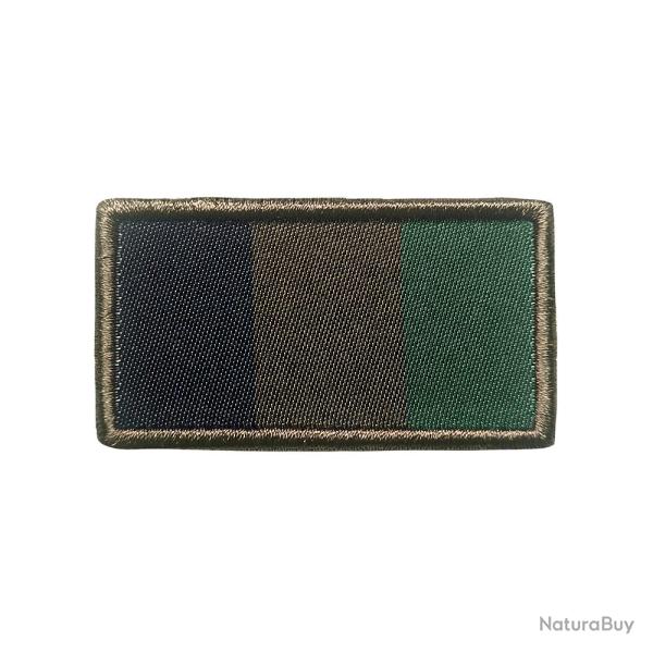 Patch drapeau franais basse visibilit brod sur tissu