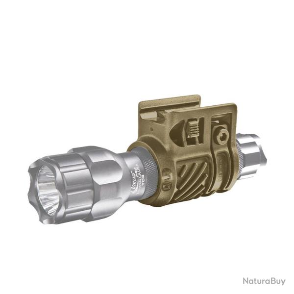 Support lampe tactique picatinny  25,4 mm tan