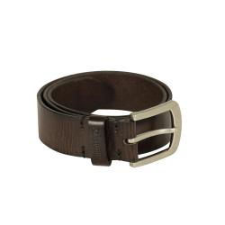 Ceinture en cuir marron fonc&eacute; Deerhunter-115 cm