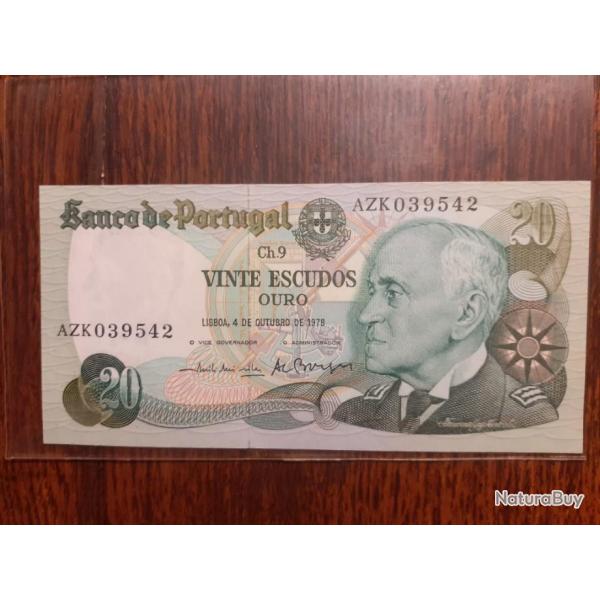 20 escudos 1978 neuf