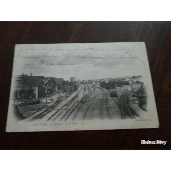 CP  Dpt 18  BOURGES  INTERIEUR DE LA GARE