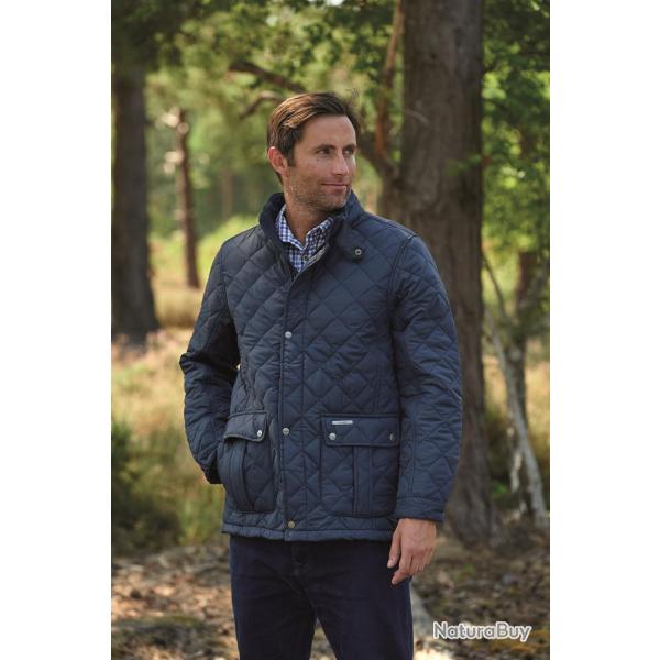 Veste matelass�e  Padstow Diamond Bleu