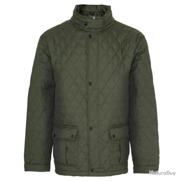 Veste matelasse  Padstow Diamond Vert