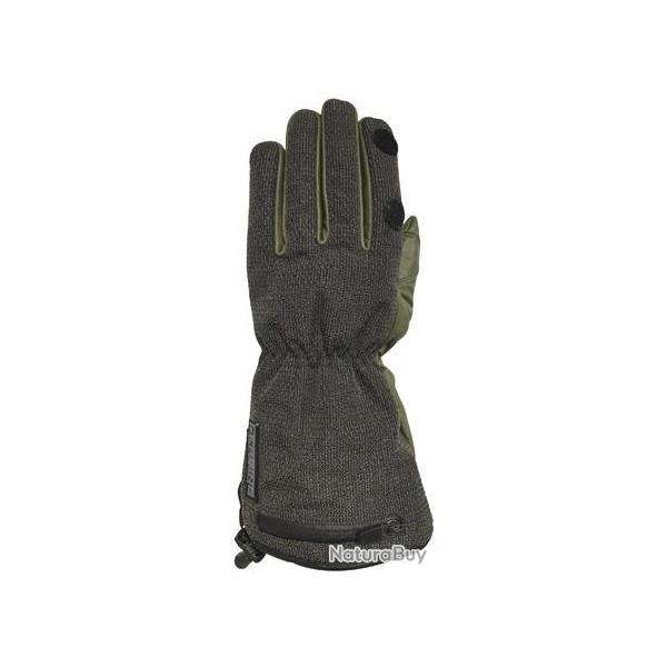 Gants Chauffants Gerbing cuir&Kevlar Vert