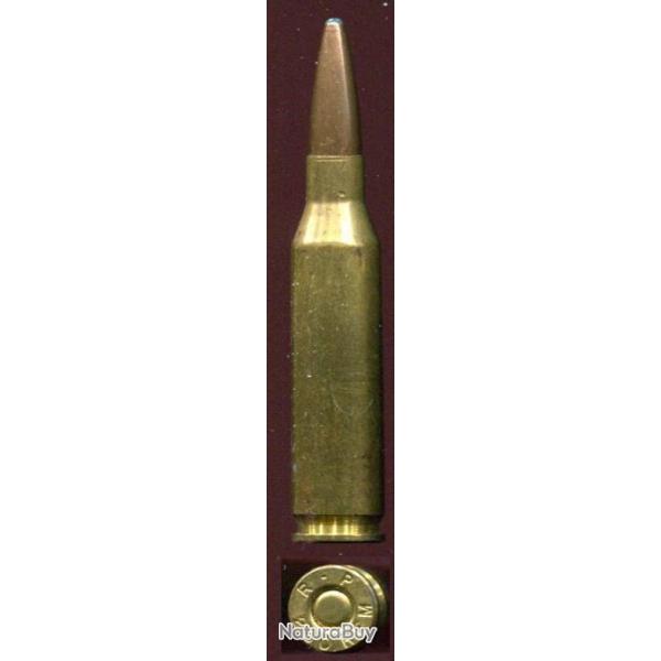 .260 Remington - RP - balle cuivre pointe plastique orange