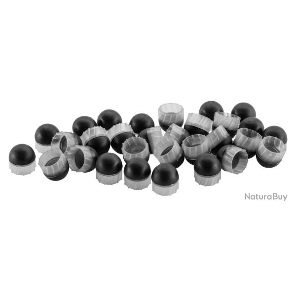 Cal. 50 - Billes de Dfense  ailettes caoutchouc - Pot de 30 munitions Sniper