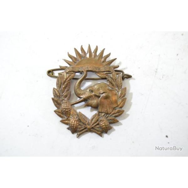 Insigne de casquette Cote d'Ivoire �l�phant