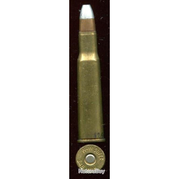 .348 Winchester - balle cuivre pointe aluminum m�plate -  WW SUPER