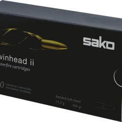 Cartouche Sako Cal.450RIGBY Twinhead II SP 29.2G 450GR