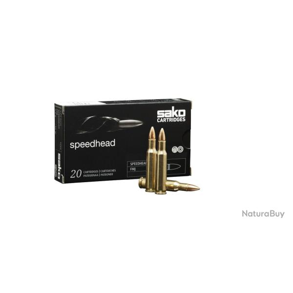 Cartouche Sako Cal.30-06 Speedhead FMJ 8G 123GR