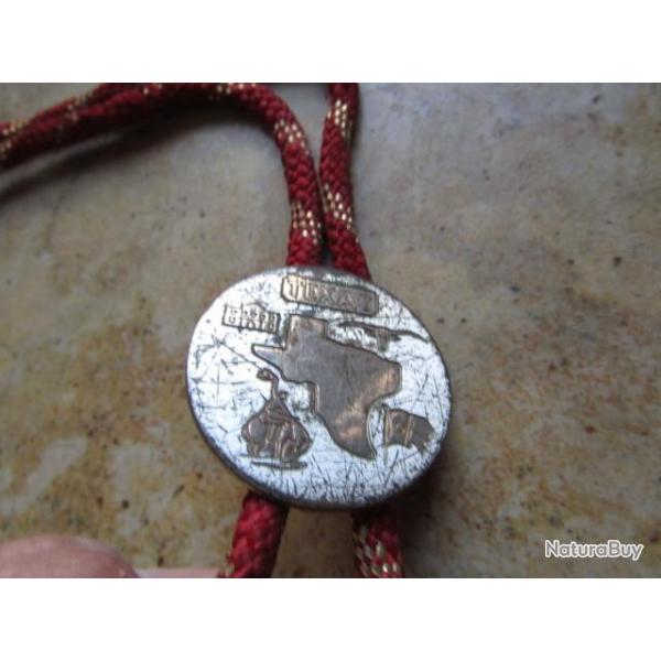 cravate cowboy insigne �tat du TEXAS conf�d�ration USA cowboys Am�rique