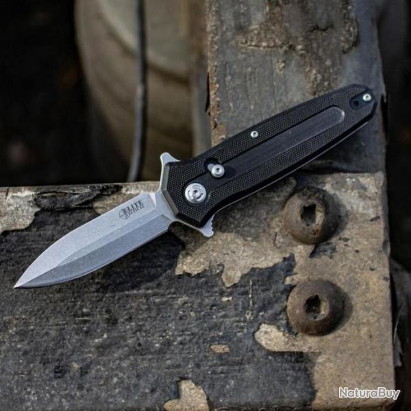 Couteau Dague Elite Tactical Incognito Lame Acier D2 Manche G10 IKBS Dynamic Locking Clip ETFDR017 -