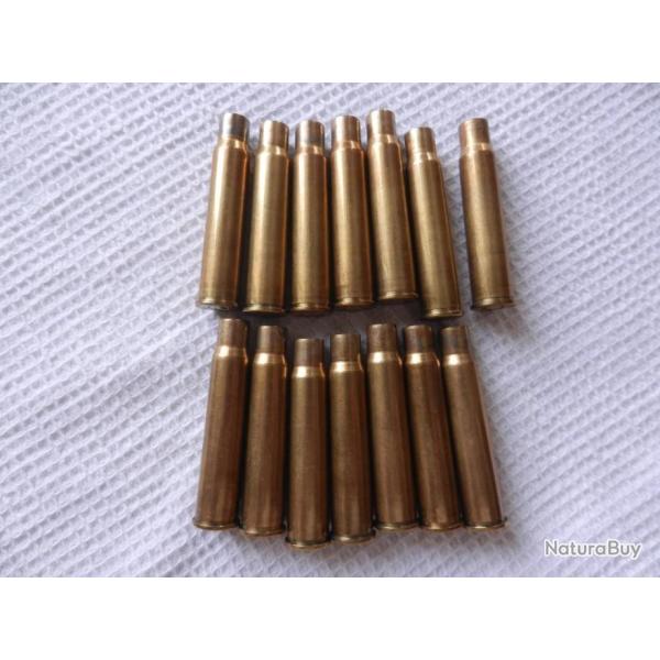 lot de14 douilles vides de calibre 8 X 57 JRS - Norma