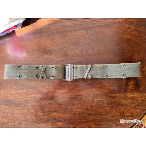 Ceinturon toile Arme Franaise ayant servi sur thtre d'oprations extrieures