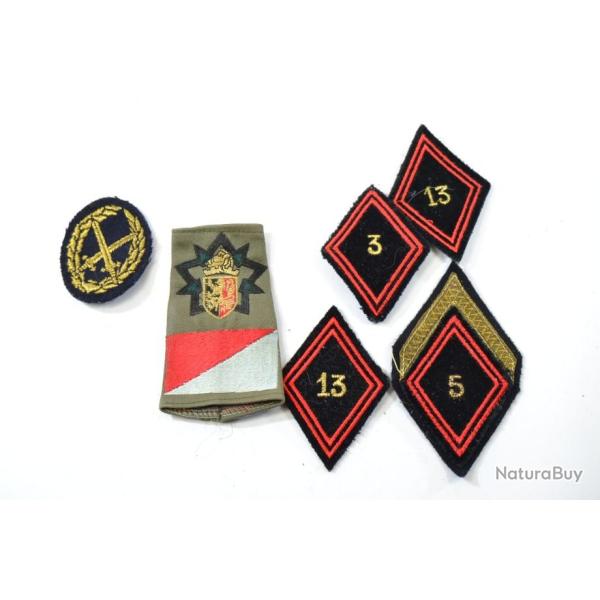 Lot patch de bras militaire Arm�e Fran�aise G�nie