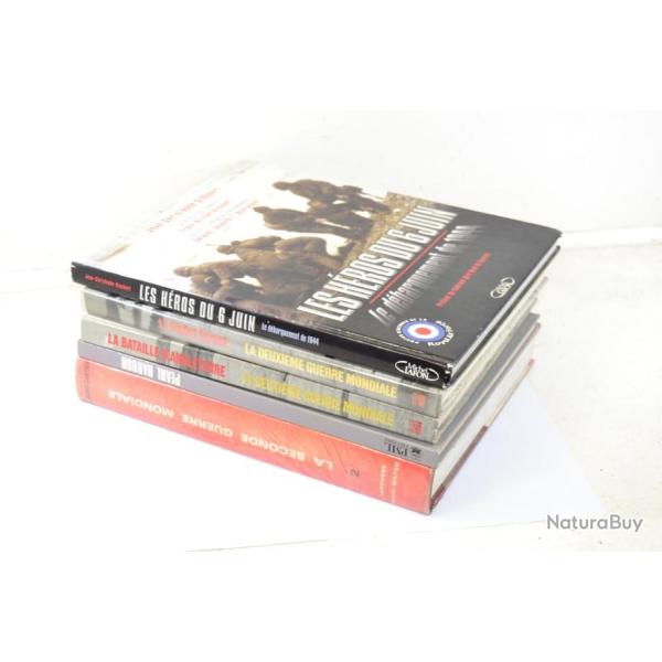 Lot livres sur la Deuxi�me Guerre Mondiale. La bataille d'Angleterre, Le Front Russe Le d�barquement