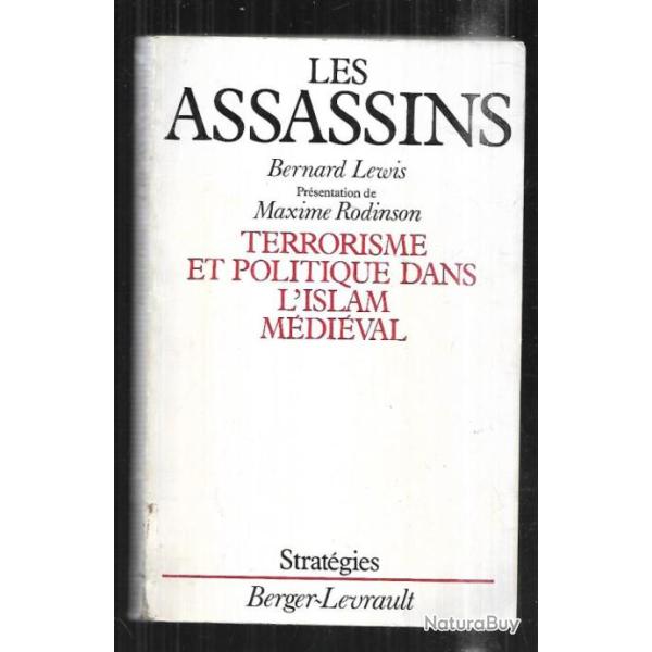 les assassins terrorisme et politique dans l'islam m�di�val de bernard lewis