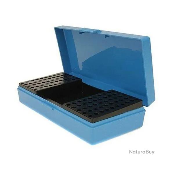 Bo�te De Rangement Pour 100 � 250 Munitions Calibre 22LR et 17HMR-bleu