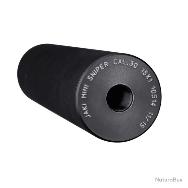 MOD�RATEUR DE SON INOX / ALU - CAL .338 - FILETAGE M18 - JAKI MINI SNIPER