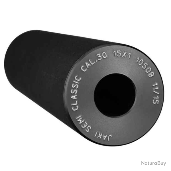 MOD�RATEUR DE SON INOX / ALU - CAL .30 - FILETAGE M14 - JAKI SEMI CLASSIC