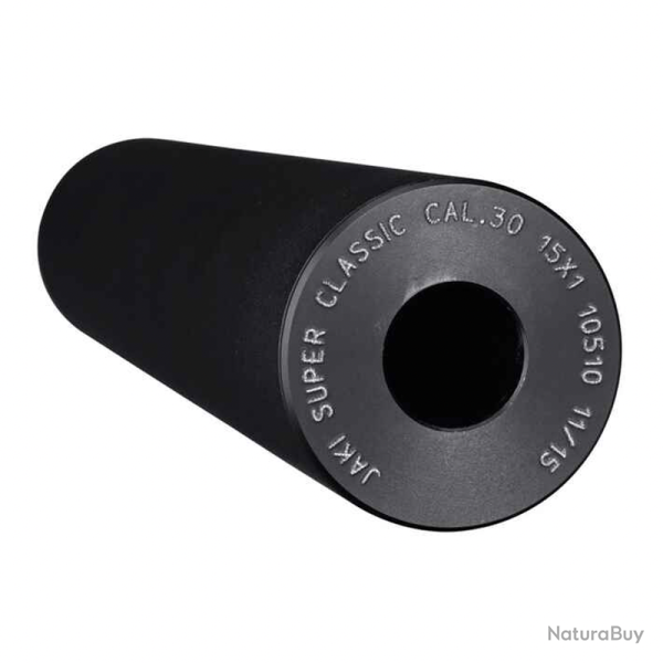 MOD�RATEUR DE SON INOX / ALU - CAL . 30 - FILETAGE 5/8-24 - JAKI SUPER CLASSIC