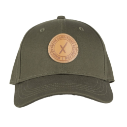 CASQUETTE LOGO CUIR REPO EXTREME VERT